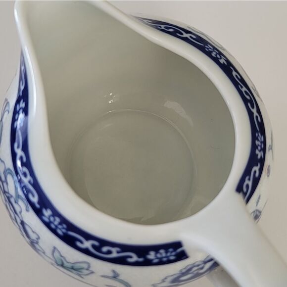 Oriental Asian Blue Floral Tea Creamer Cups Set #1141 - Picture 12 of 16